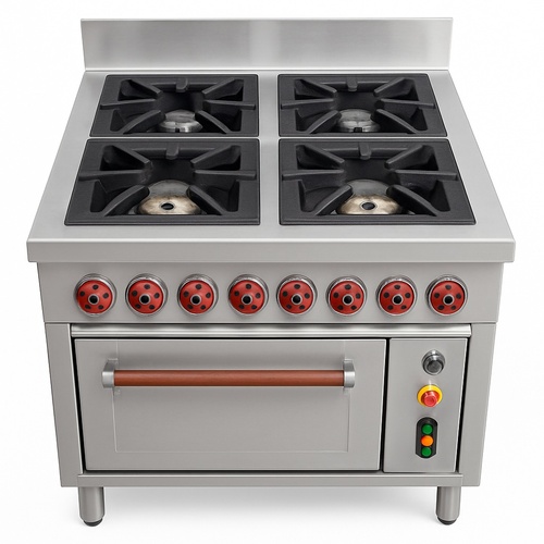 LPG Four Burner Range With Oven