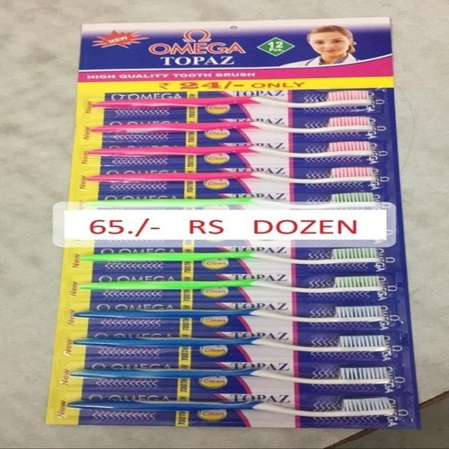 Medium Plastic Toothbrush For Adults