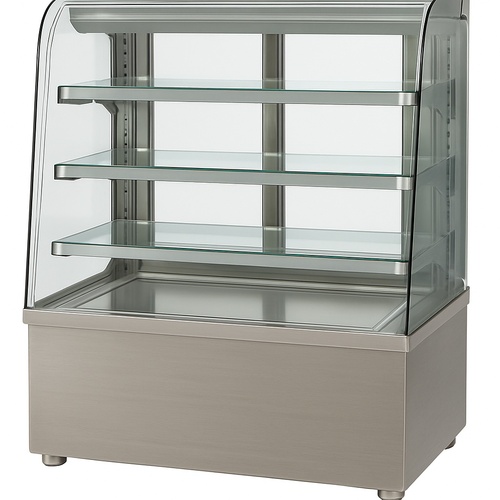 Metal Curve Food Warmer Display Equipment, Commercial