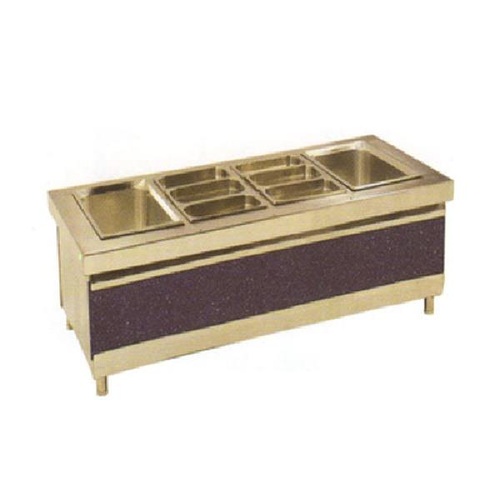 Metal Rectangular Food Counter