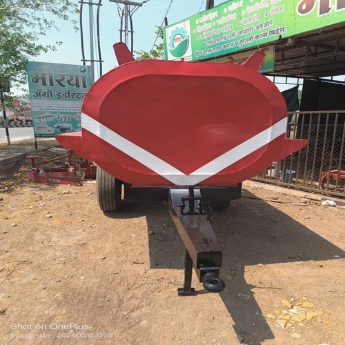 Mild Steel Tractor Water Tanker, 5000 Liters