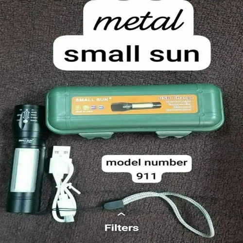Mini LED Metal Torch, Lithium Ion Battery
