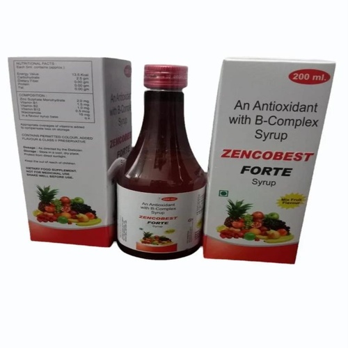 Mixed Berry Vitamin B Complex L Lysine Syrup, 200 ml