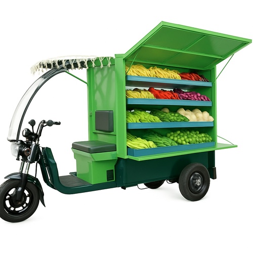 Multi-Wheeled Vegetable Cart