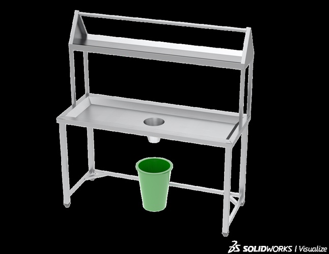 New Stainless Steel Dish Landing Surface