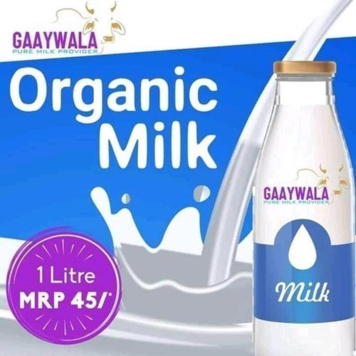 Organic Milk, Glass Bottle, 50% Off Sample
