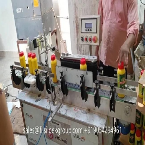 Pesticide HDPE Bottle Sticker Machine