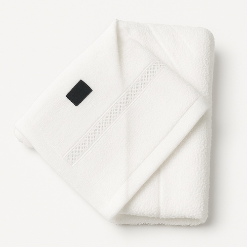 Plain White Cotton Airline Napkin