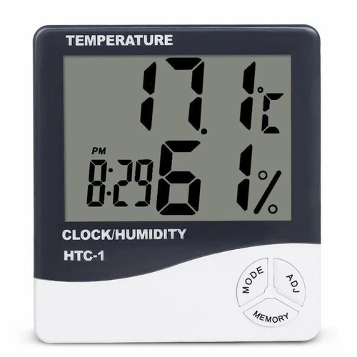 Plastic Digital Thermo Hygrometer HTC-2
