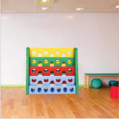 Plastic Multicolour Play School Book Shelf