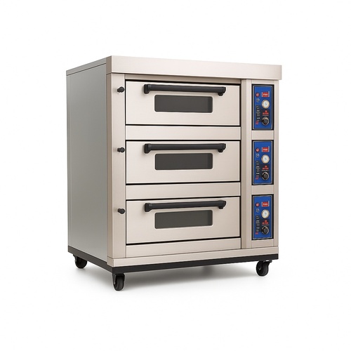 Portable Three Deck Bakery Oven