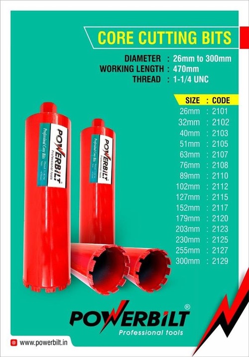 Powerbilt Diamond Core Bit 203mm