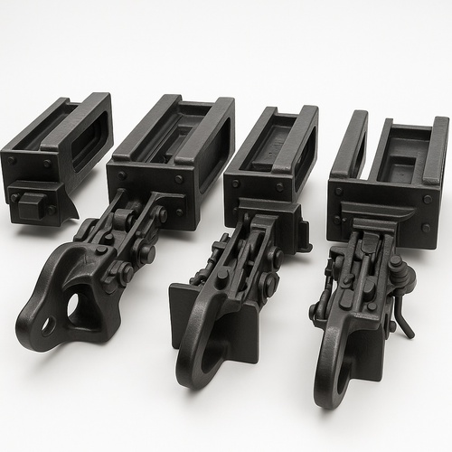 Railway Coupler with AAR 10A Profile