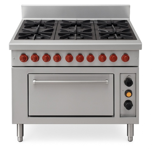 RC 2 Six Burner Commercial Oven