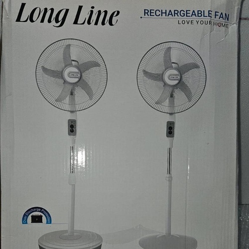 Rechargeable AC/DC Solar Fan