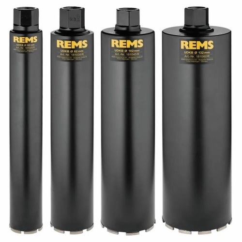 REMS Diamond Core Bits Set, 32-300mm