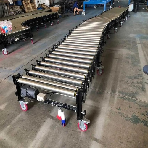 Roller Stainless Steel Flexible Inclined Conveyor