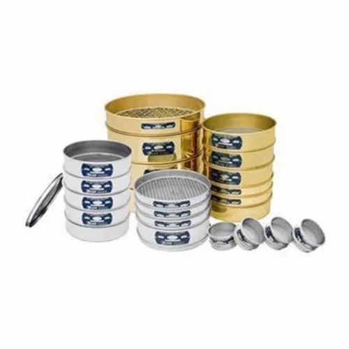 Round Yellow Testing Sieve