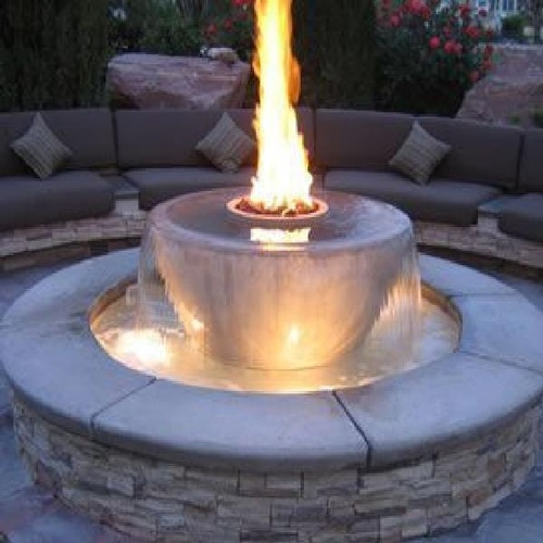 Sandstone Decorative Fire Fountain