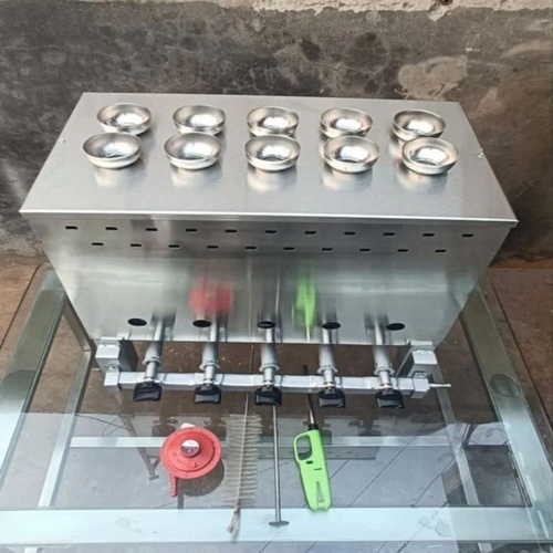 Self Gas 10 Egg Roll Making Machine