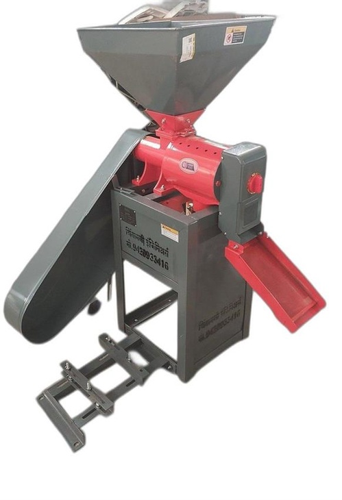 Semi-Automatic 6N70 Rice Mill, 10 HP