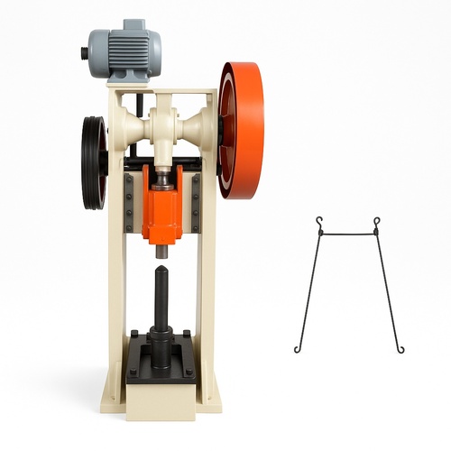 Semi-Automatic Bucket Punching Press, 60 Ton