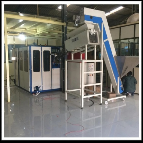 Semi-Automatic PET Stretch Blowing Machine, 300 Bottles/Hr