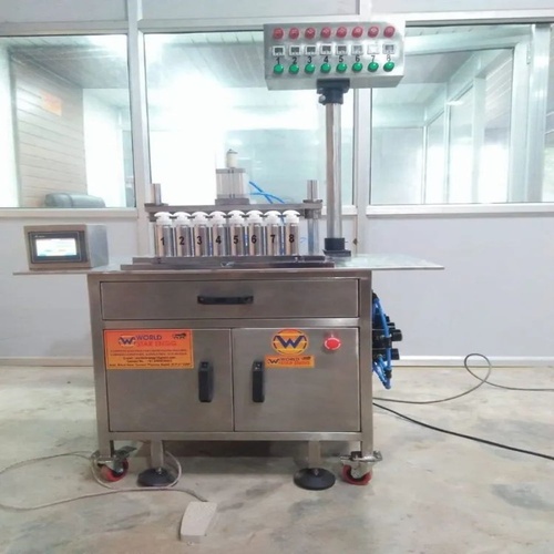 Semi-Automatic Stainless Steel Lotion Pump Leak Tester