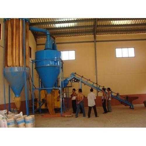Semi-Automatic Wood Processing Pulverizer