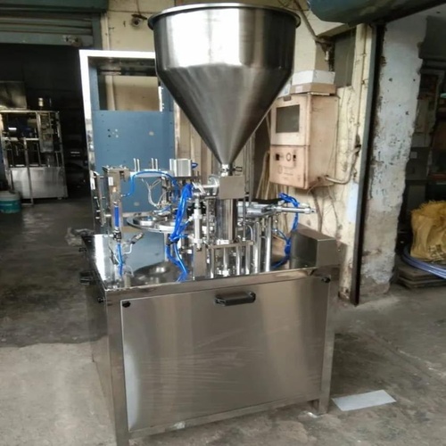 Servo Base Cup Filler & Sealer Machine