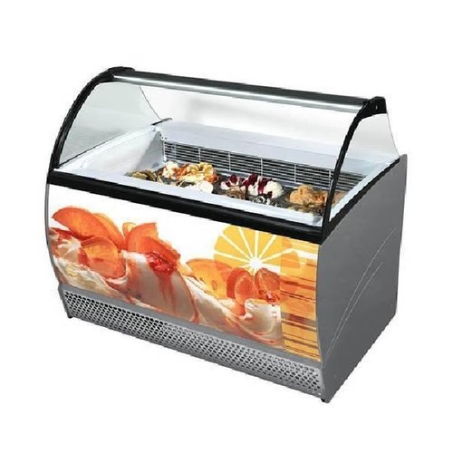 Shop Glass Ice Cream Display Machine