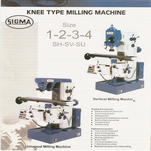 SIGMA Aluminium Semi-Automatic Milling Machine SU-SV-SH