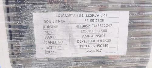 Jakson Cummins Silent Diesel Generator 125 KVA - ₹ 1419900/Set