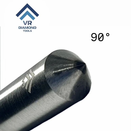 Silver 90 Degree Conical Diamond Tool