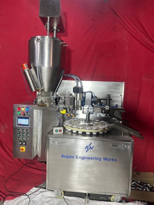 Silver Aluminum Tube Filler