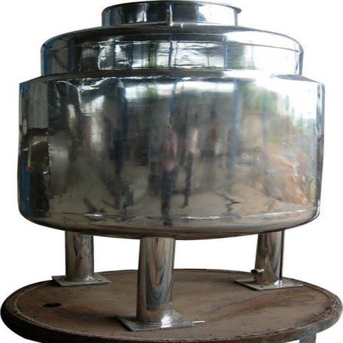 Silver Stainless Steel Storage Vessel