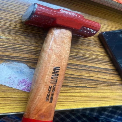Sledge Hammer with Wooden Handle