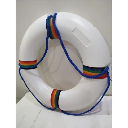 Small White Swimming Pool Lifebuoy Ring