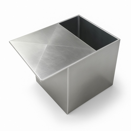 Square Stainless Steel Storage Box