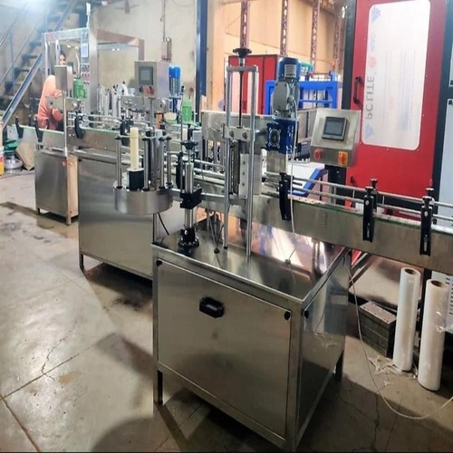 SS 304 Automatic Sticker Labeling Machine