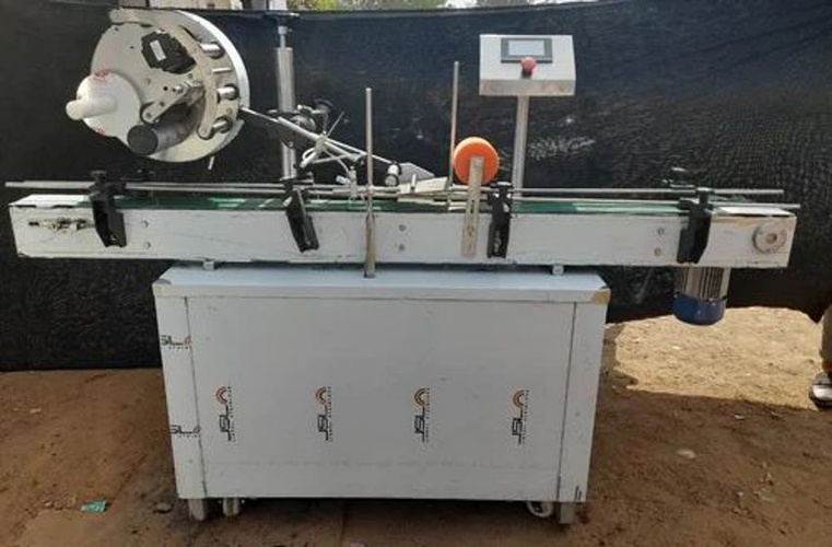 SS 304 Horizontal Test Tube Labeling Machine, 50hZ, 220V Digital