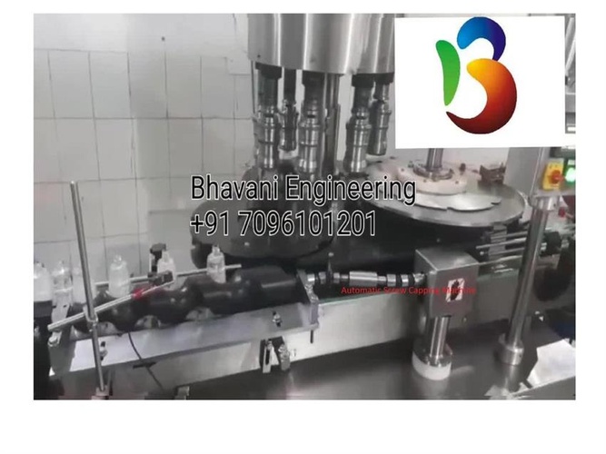 SS 304 Single Head Automatic Screw Capping Machine