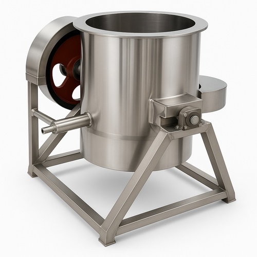 Stainless Steel Auto Tilting Dryer Machine (30 Kg)