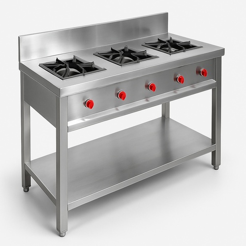 Stainless Steel Commercial Gas Range