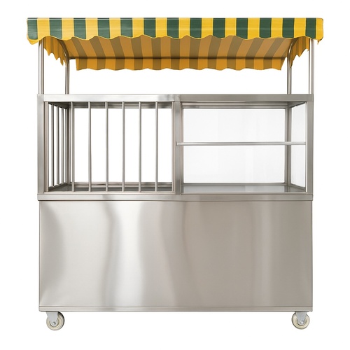 Stainless Steel Fast Food Service Cart