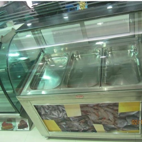 Stainless Steel Fish Showcase, 550W