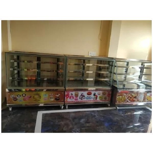 Stainless Steel Glass Display Unit