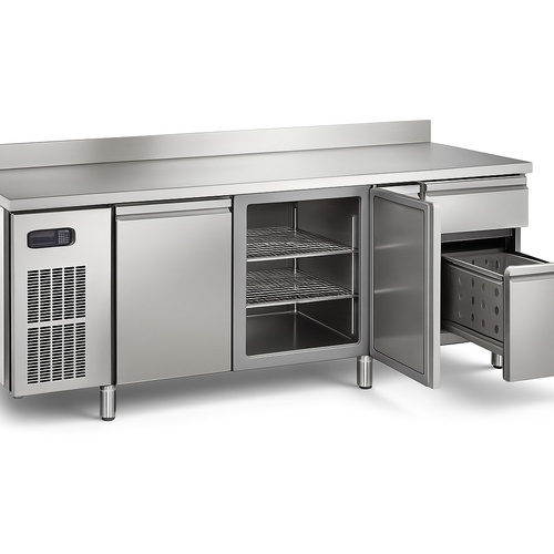 Stainless Steel Refrigeration Cabinet, 3 Shelves