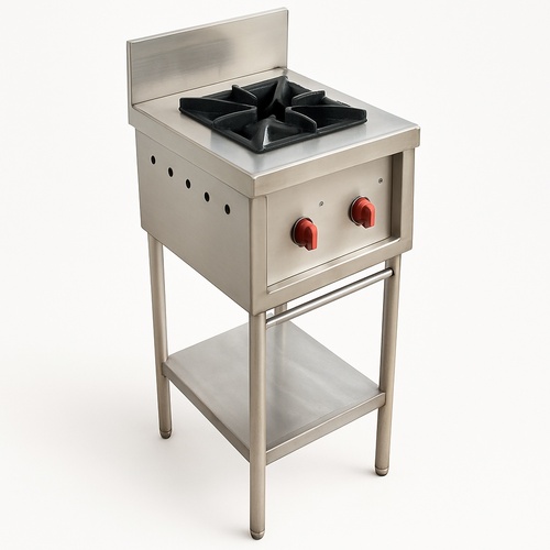 Stainless Steel Single Burner Range