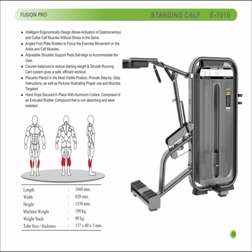 Standing Calf Workout Machine